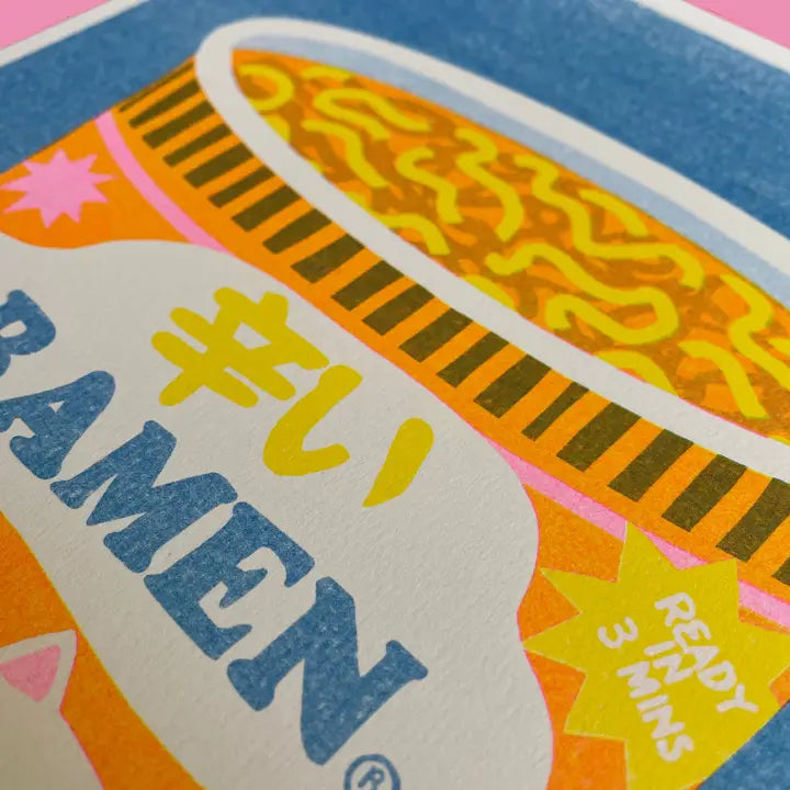 Ramen Riso Print-Top 30 Art-Little Fish Co.