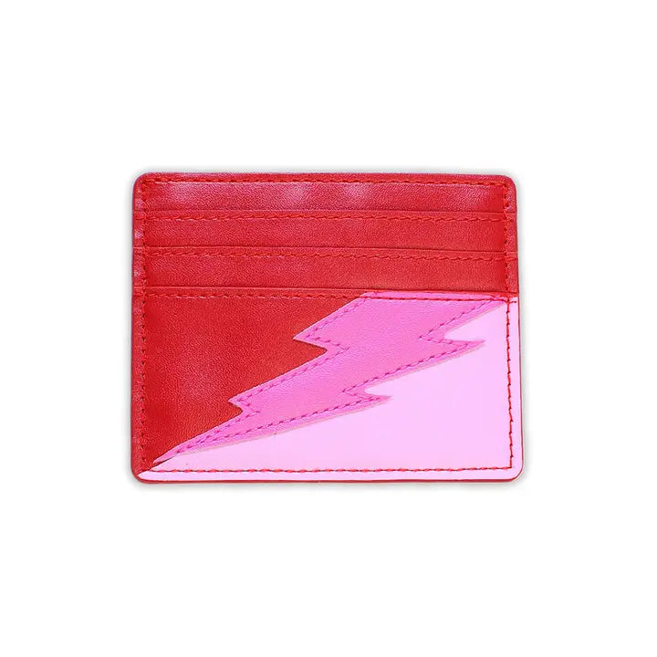 Lightening bolt Card Wallet - various colours-New Arrivals-Little Fish Co.