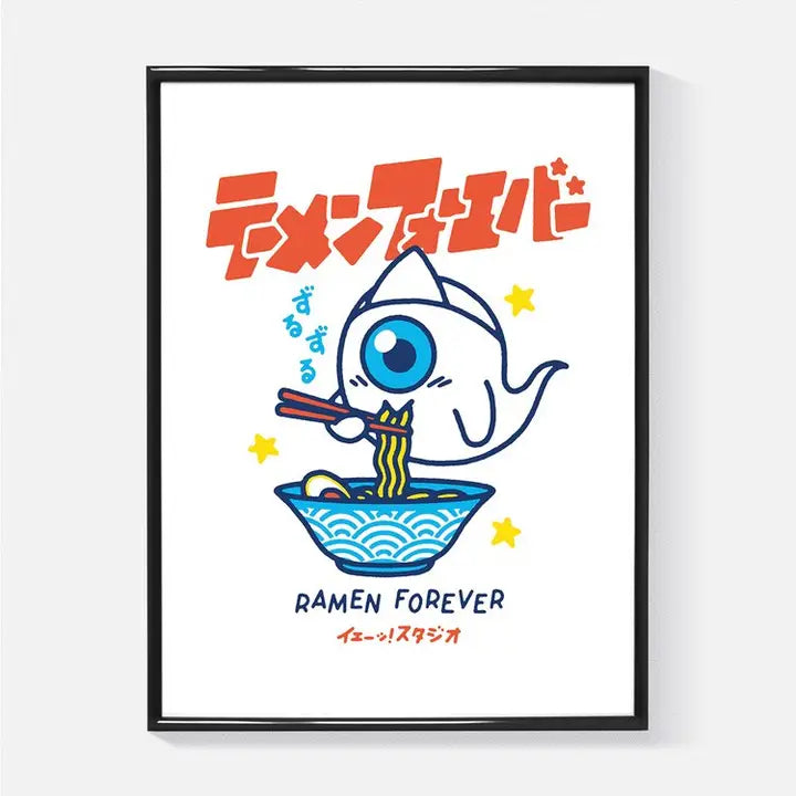 Ramen Forever A4 Poster-Top 30 Art-Little Fish Co.