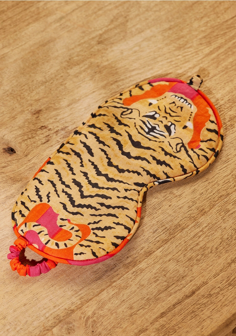 Tiger Eye Mask Pink / Orange-Little Fish Co.