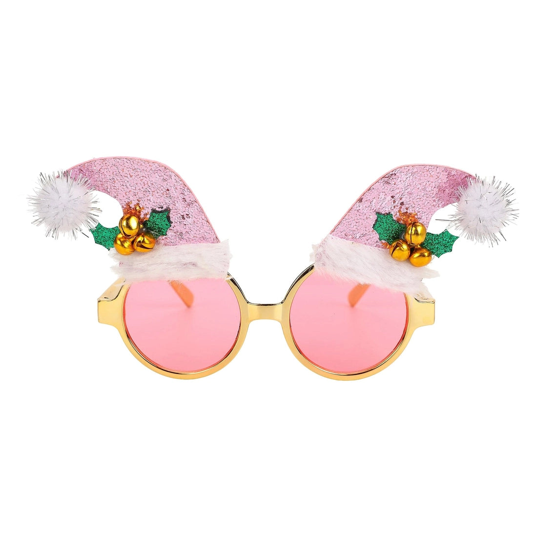 Santa Hat Christmas Glasses