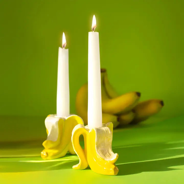 Banana Romance candle holders-Top 30 Decor-Little Fish Co.