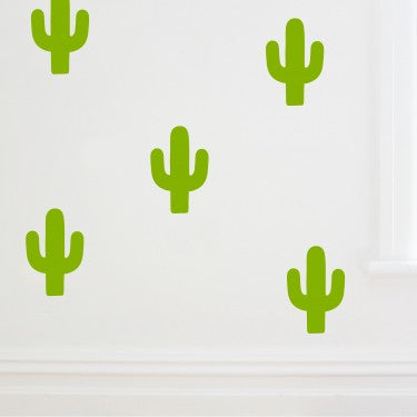 Large Cactus Wall stickers Green-Fun-Little Fish Co.