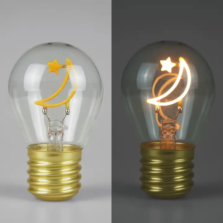 Rechargeable LED decorative light bulb