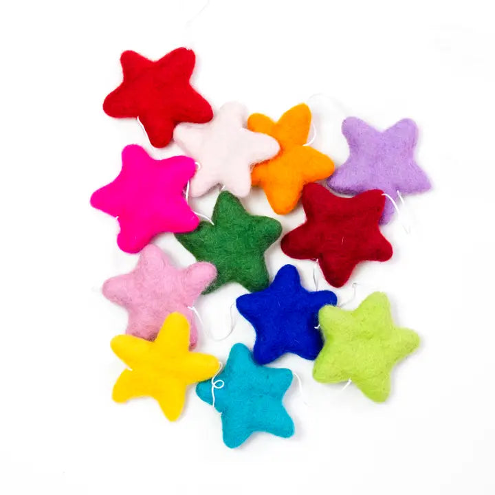 Felt Star Garland-Garlands-Little Fish Co.