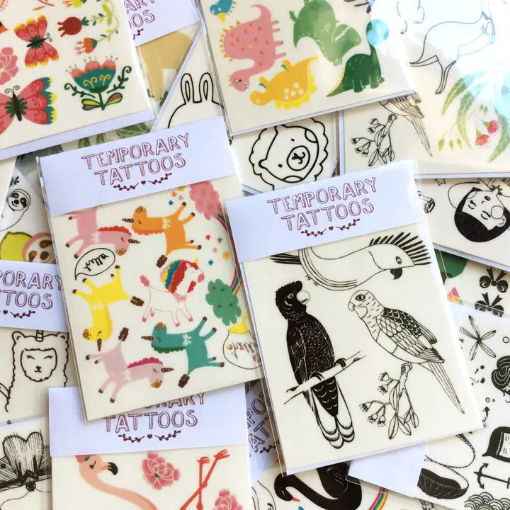 Roller skates temporary tattoo-Little Fish Co.