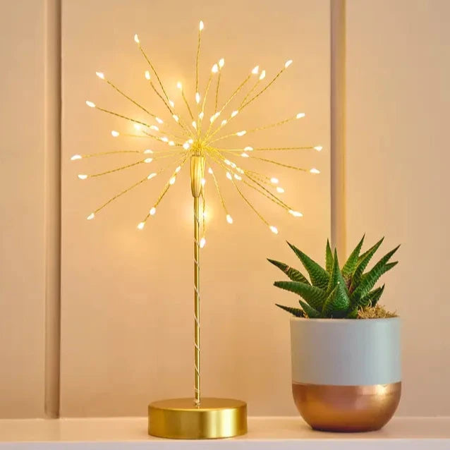 Mini Table Starburst light in Gold-Little Fish Co.