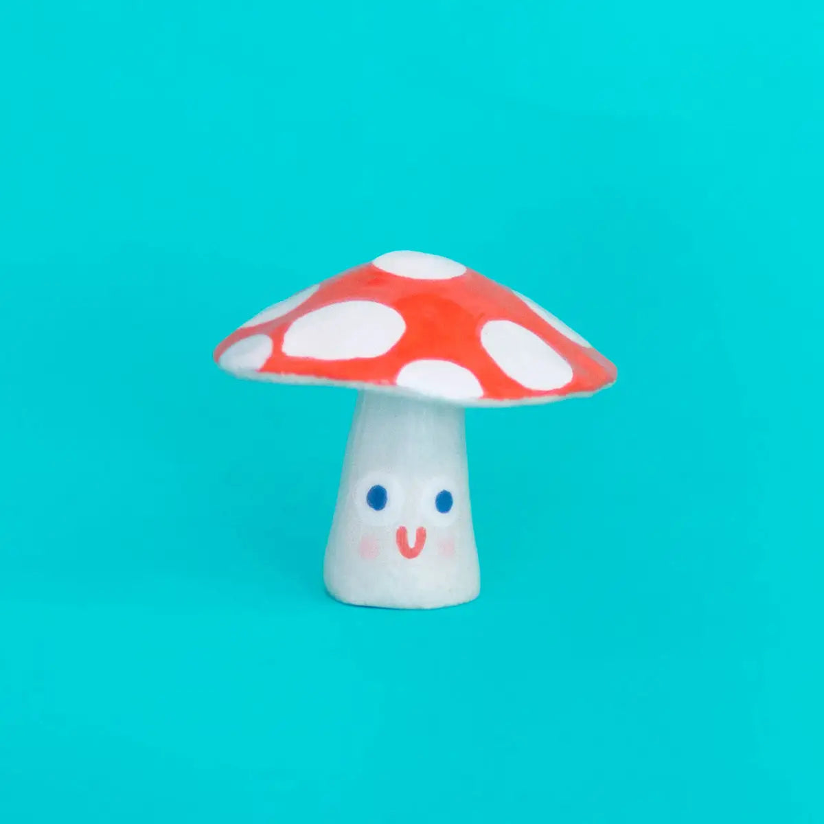 Mini Mushroom Tiny Ceramic Sculpture-Little Fish Co.