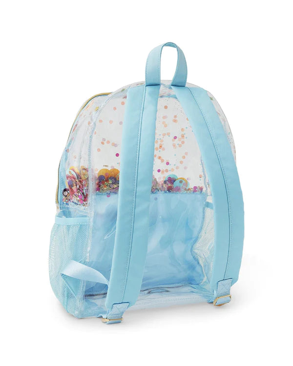 Confetti clear backpack-Little Fish Co.
