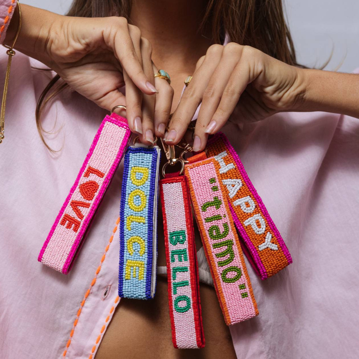 Beaded Keychain - dolce vita-Fashion-Little Fish Co.