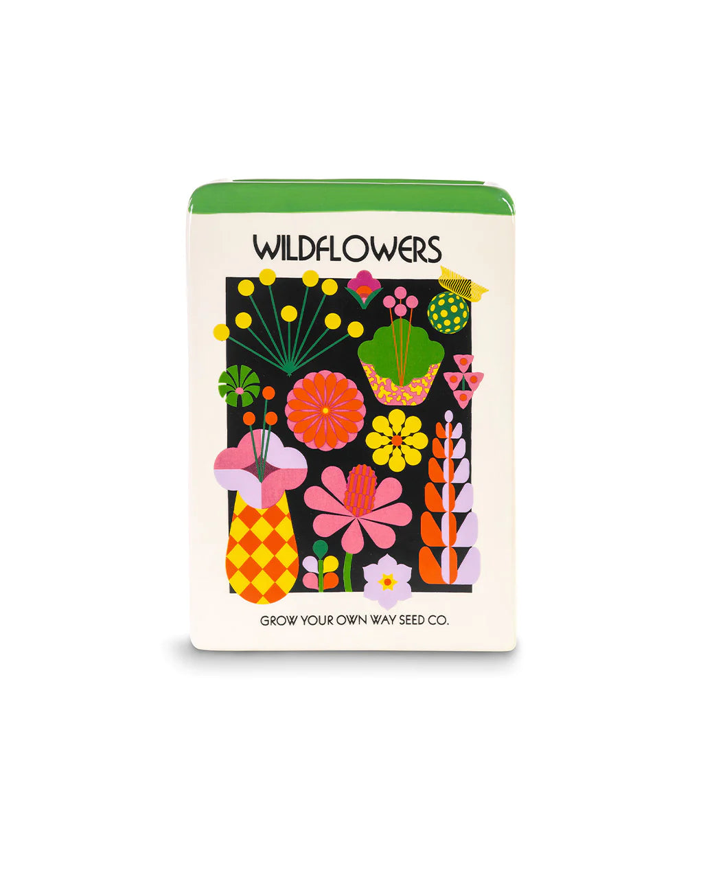 Wildflower Seeds Vase-Decor-Little Fish Co.