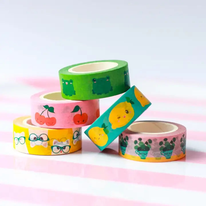 Washi tape - Cherry-Top 30 Stationary-Little Fish Co.