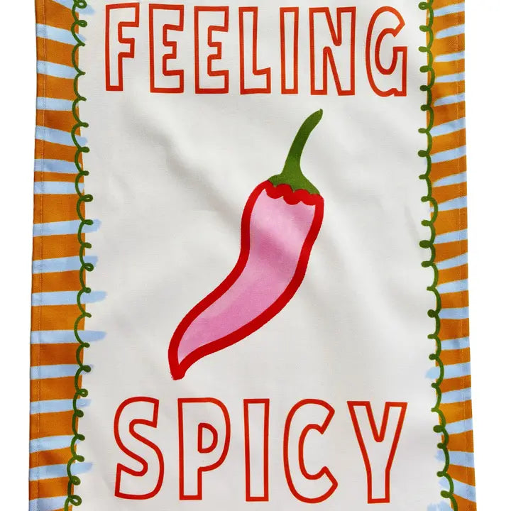 Feeling Spicy Tea towel-New Arrivals 2025-Little Fish Co.