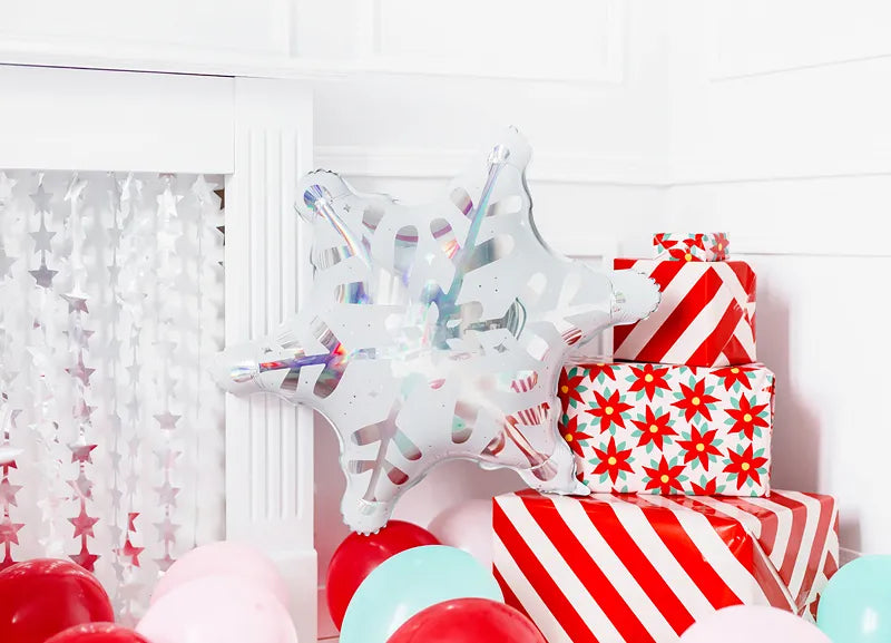 Foil snowflake balloon-Little Fish Co.