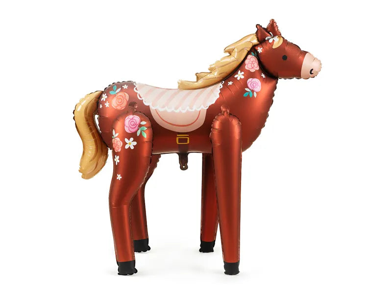 Foil balloon Horse 110 x 126cm-Little Fish Co.