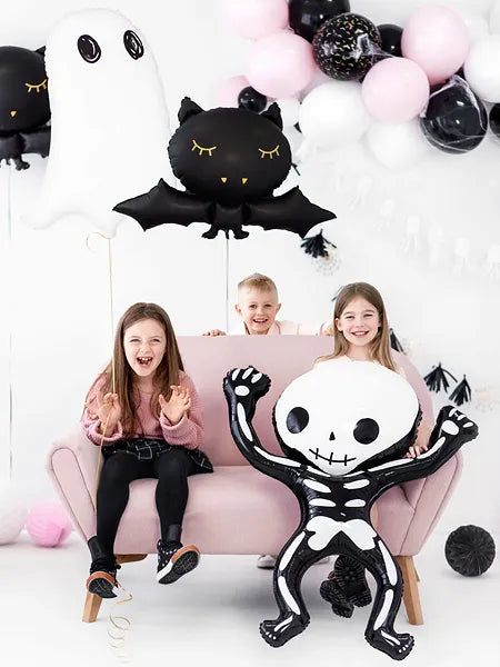 Black Foil Balloon Large-Top 30 Halloween-Little Fish Co.