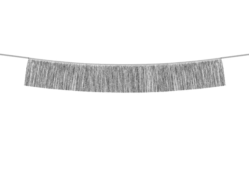 Fringe Garland in Silver-Fun-Little Fish Co.