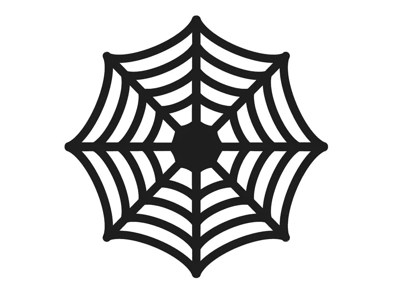 Spider web place mats ( set of 4) 27cm-Top 30 Halloween-Little Fish Co.