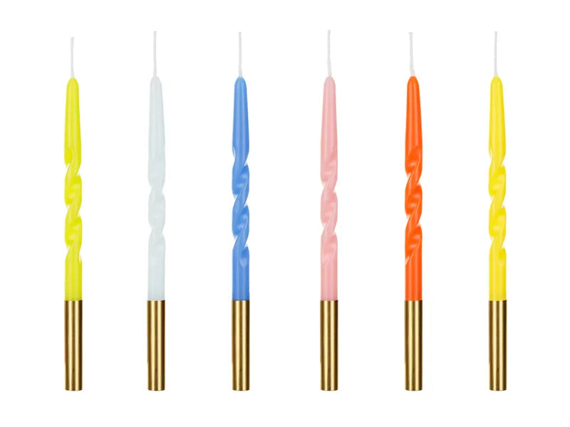 Twisted Birthday Candles-Top 30 Party-Little Fish Co.