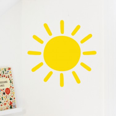 Large Sun Wall wall sticker ( 1 x sun)-Fun-Little Fish Co.