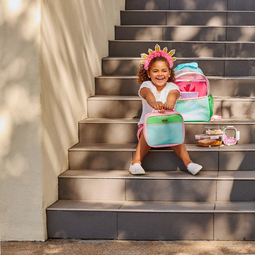 Jelly colourblock lunchbag-Little Fish Co.