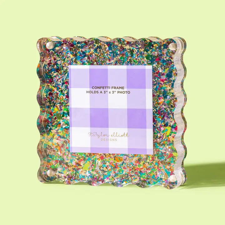 Small picture frame - colourful confetti-Top 30 Decor-Little Fish Co.