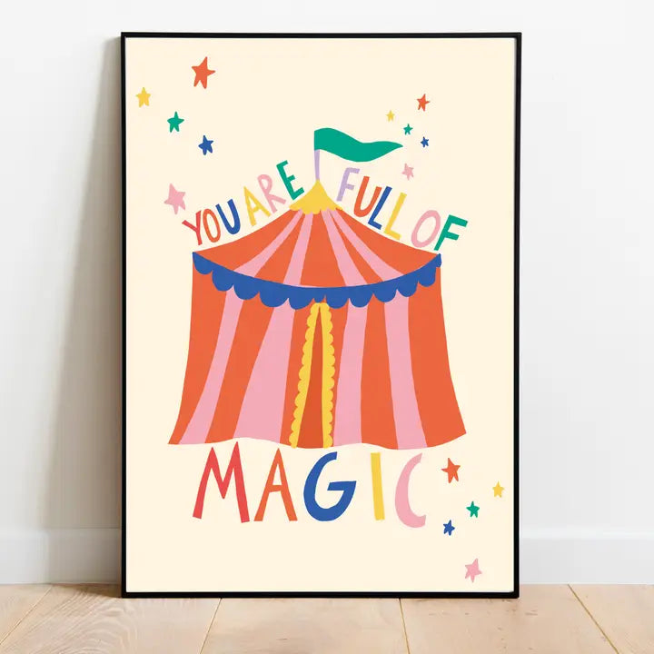 Circus Magic - Art Print A3-Art-Little Fish Co.