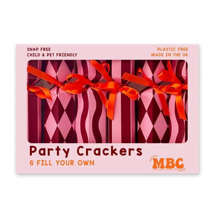 Christmas Crackers - Pink / Maroon (Ships September)-Top 30 Christmas-Little Fish Co.