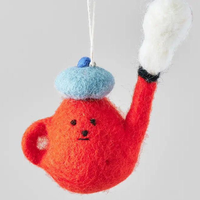Handmade Teapot Hanging Ornament-Top 30 Christmas-Little Fish Co.