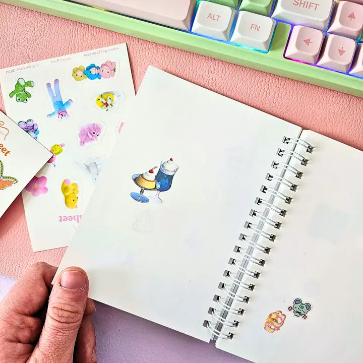 Riley Grae Reusable sticker collecting book-Little Fish Co.