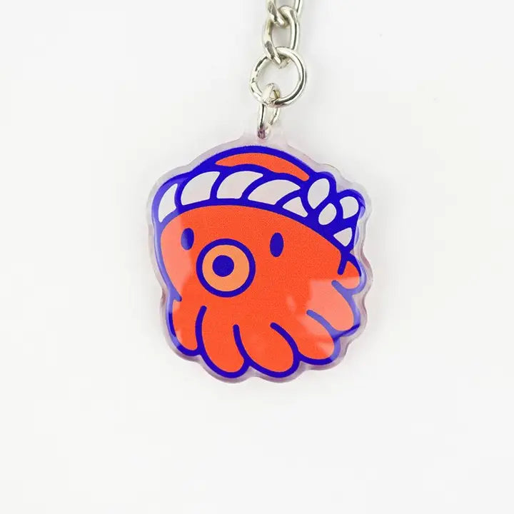 Tako Keychain in recycled acrylic-Top 30 Stationary-Little Fish Co.