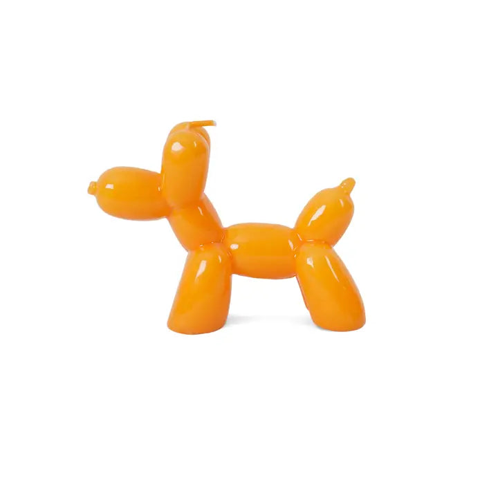 Orange Balloon dog Candle-Top 30 Party-Little Fish Co.