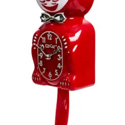 Red  Kit Cat Clock