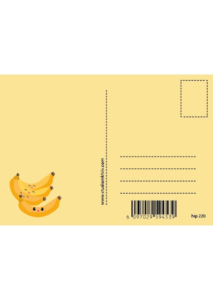 Go Bananas - It's Your Birthday Postcard-New Arrivals 2025-Little Fish Co.