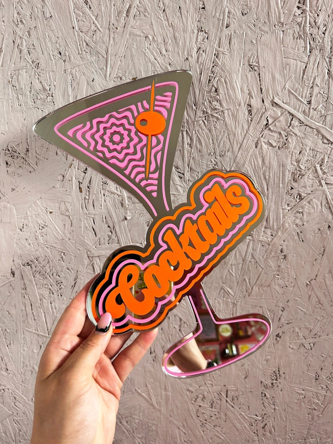 Retro Cocktail mirror-New Arrivals 2025-Little Fish Co.
