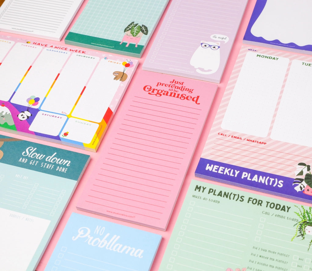 Just pretending to be organized note pad-Little Fish Co.