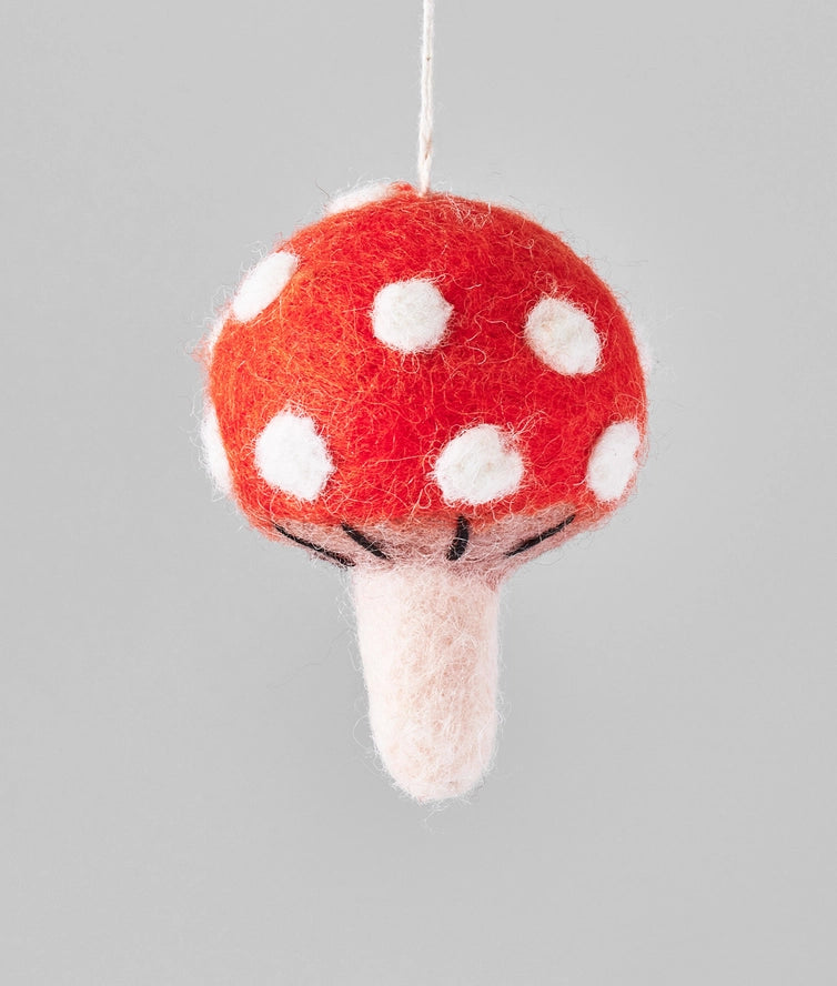 Handmade Mushroom Hanging Ornament-Top 30 Christmas-Little Fish Co.