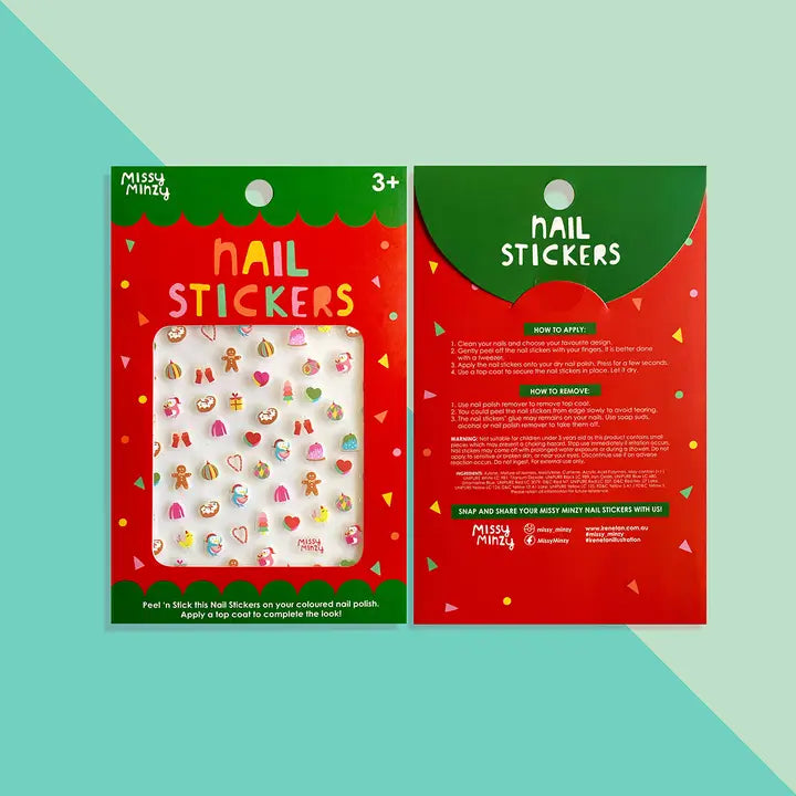Christmas Nail stickers-Little Fish Co.