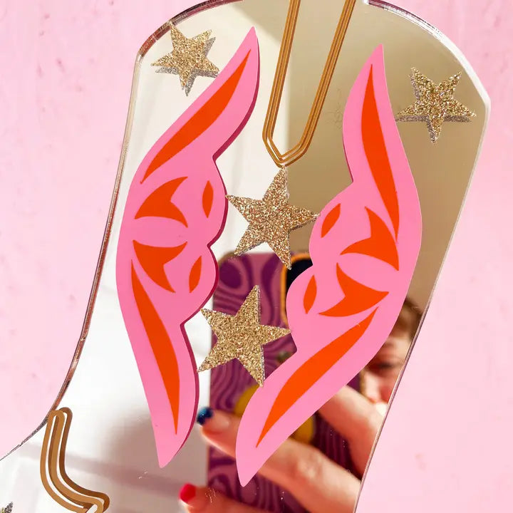Rootin tootin cowboy boot mirror-Top 30 Decor-Little Fish Co.