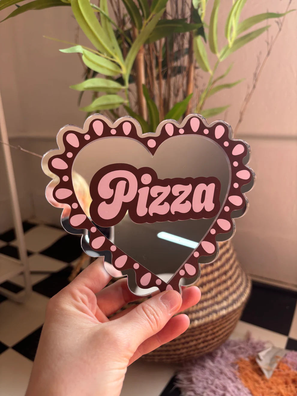 I heart Pizza Mirror