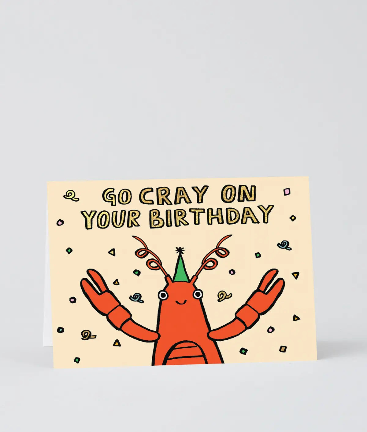 "go cray on your birthday" greeting card-Fun-Little Fish Co.