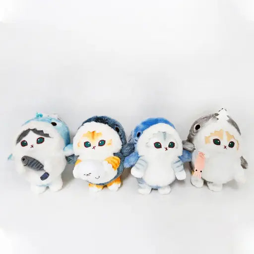 Mofusand Shark Costume Bag Charms Key Chain-Little Fish Co.