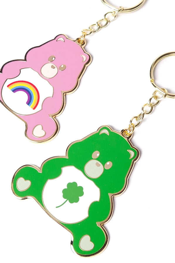 Green Keychain Good Luck Care Bear-New Arrivals 2025-Little Fish Co.