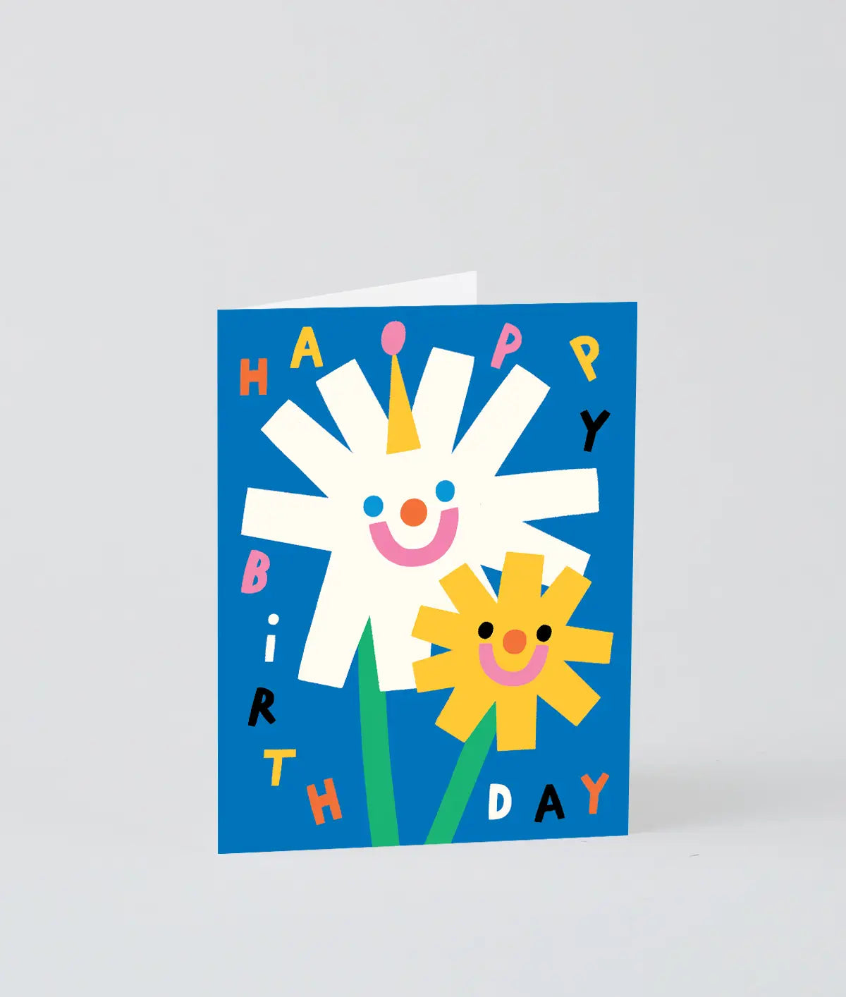 Birthday flowers - greeting card-Fun-Little Fish Co.