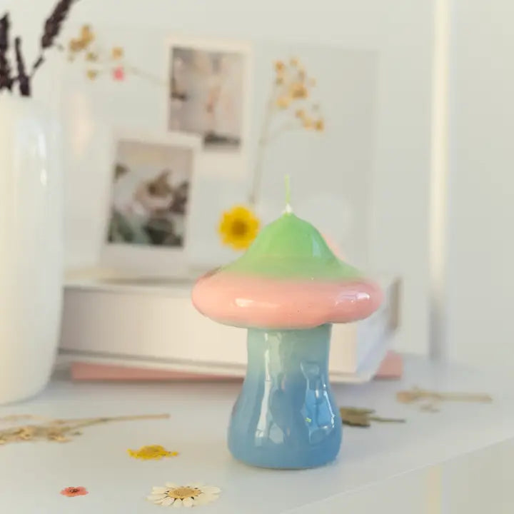 Small Sunrise Mushroom Candle-Top 30 Party-Little Fish Co.