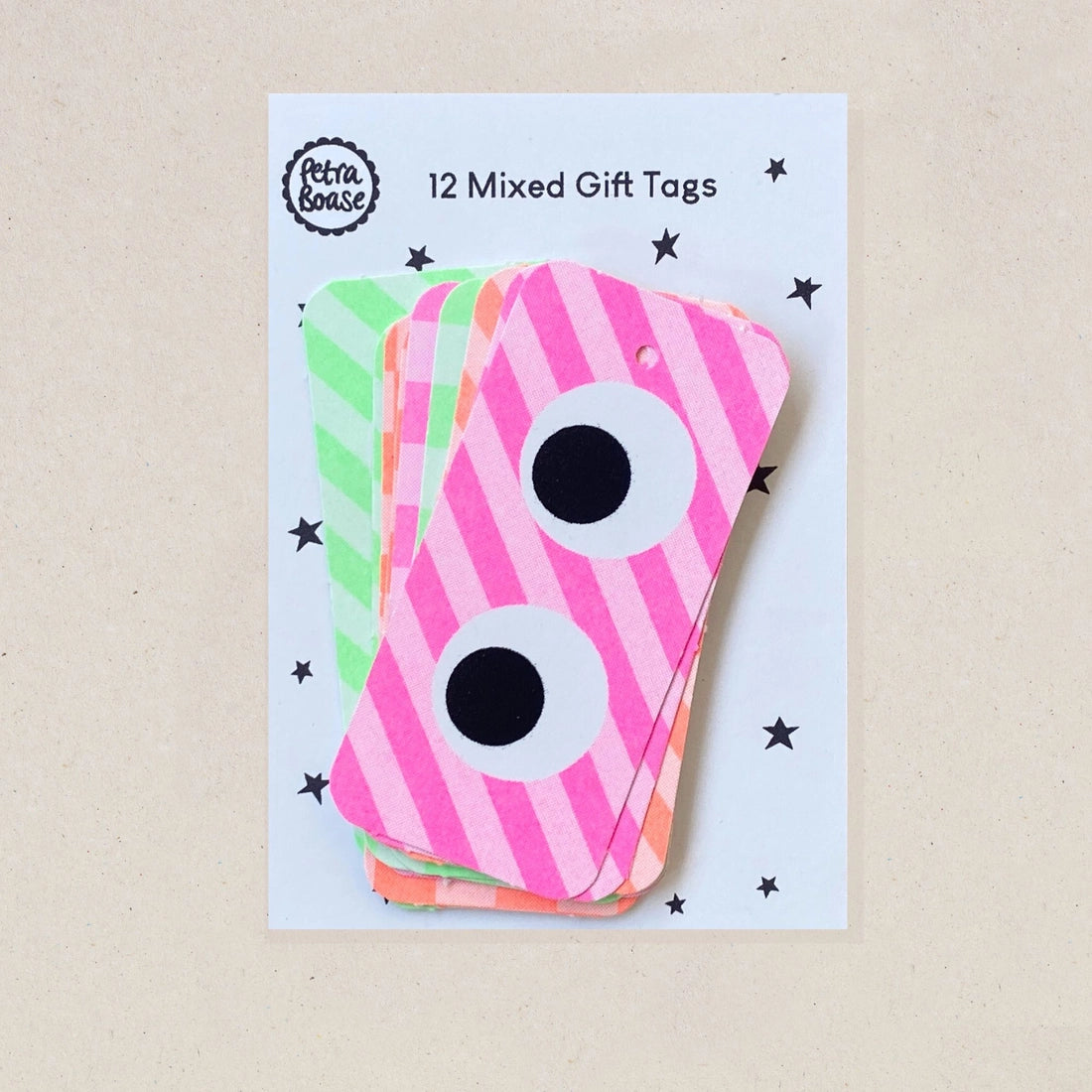 Gift Tags (Pack of 6) Set of 12 - Googly Eyes-Little Fish Co.