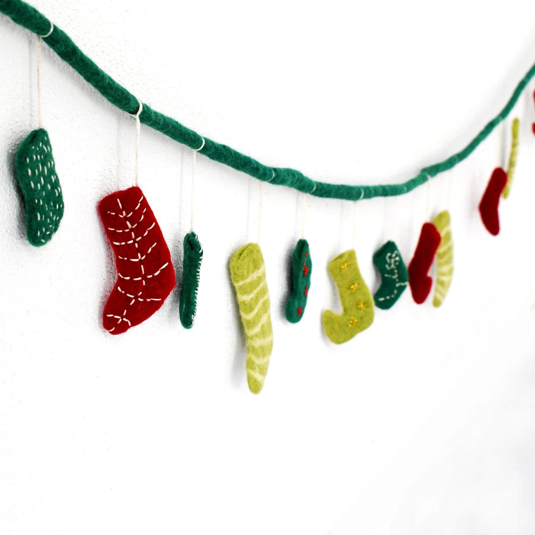 Christmas Stockings Garland-Fun-Little Fish Co.