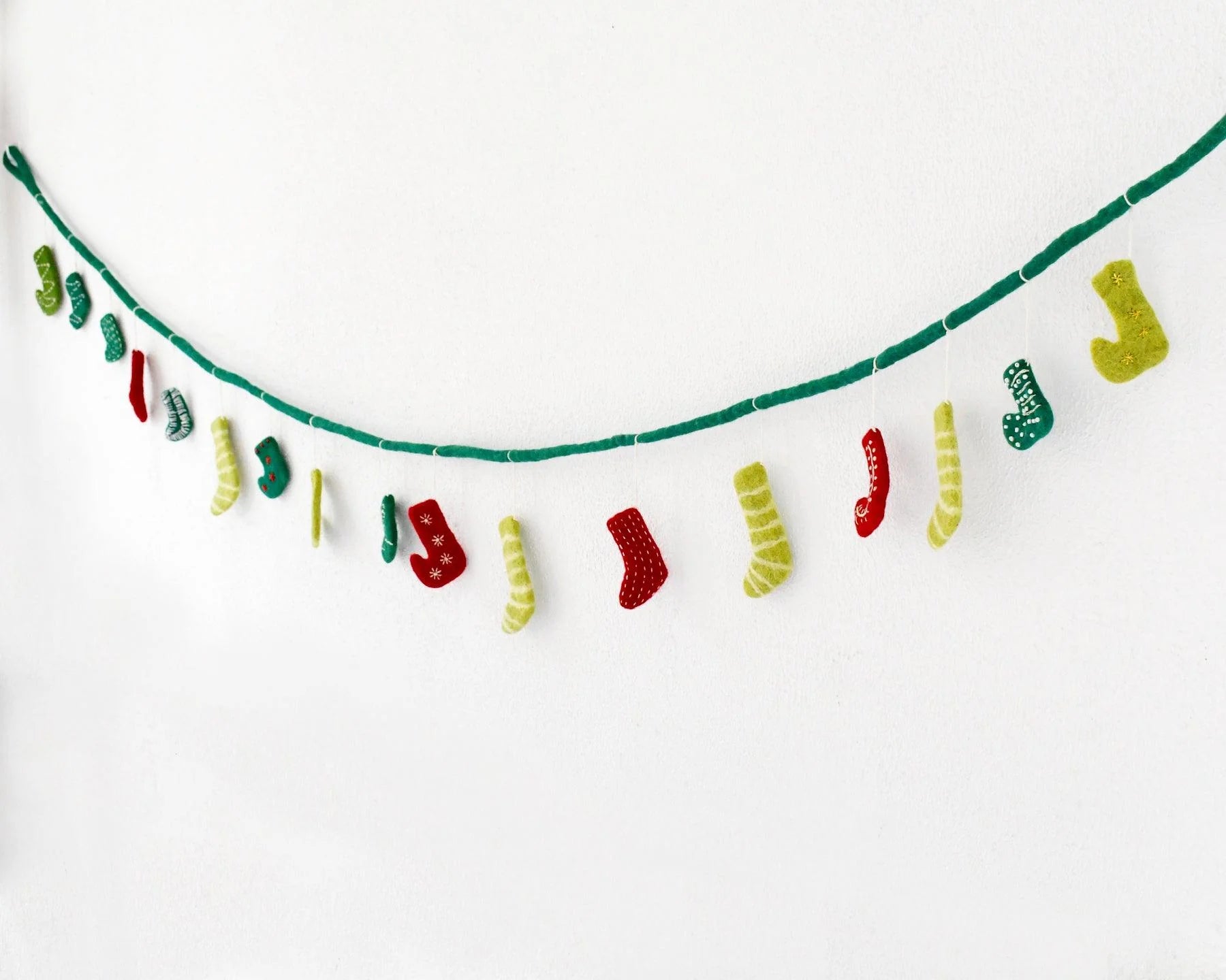 Christmas Stockings Garland-Fun-Little Fish Co.