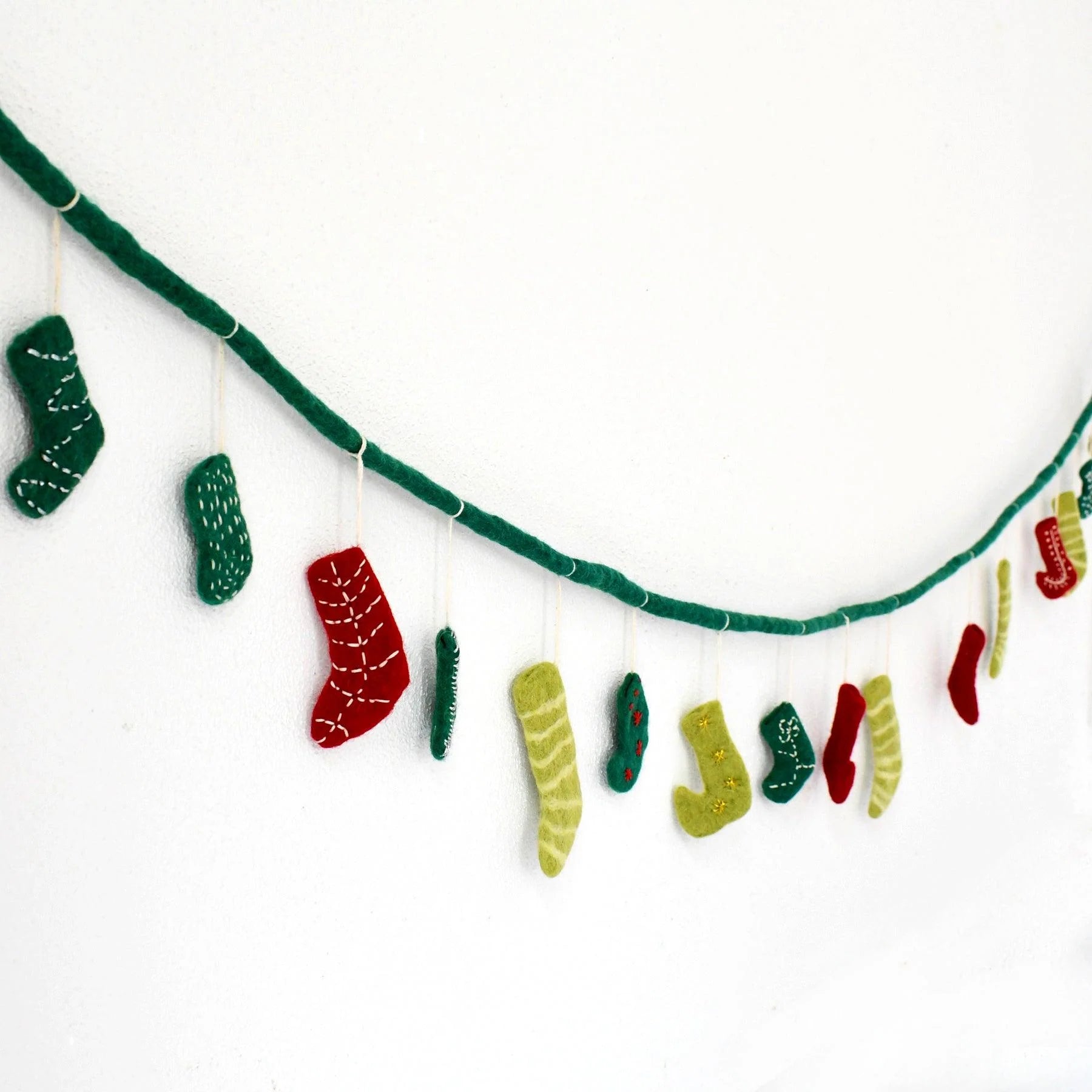 Christmas Stockings Garland-Fun-Little Fish Co.