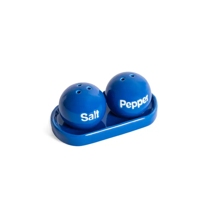 Ping Pong Salt and Pepper Set Blue